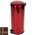 Tall Red Pedal Dustbin (Bigger)
