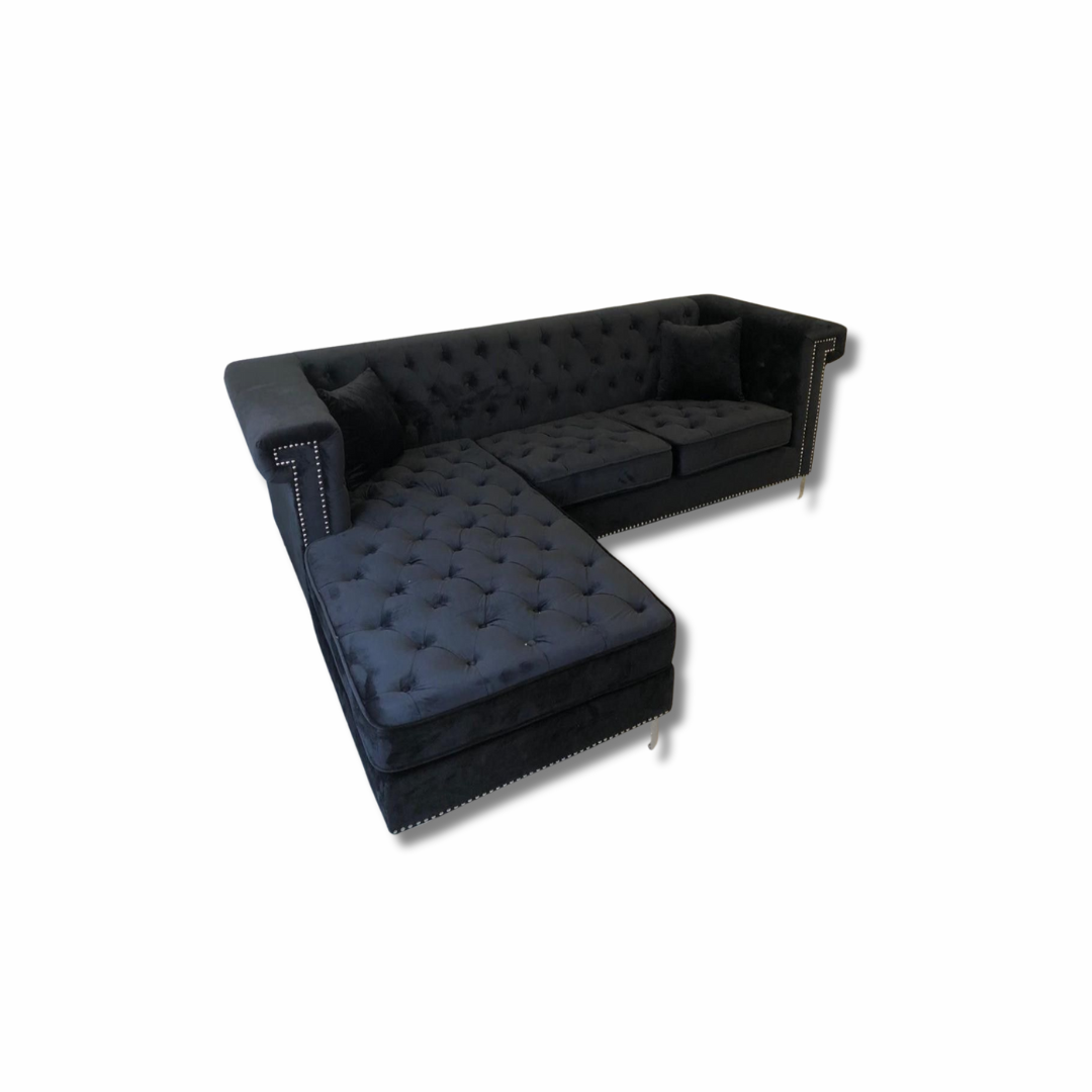 Velvet Tufted Sofa
