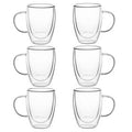 Glass Coffee Mug Set